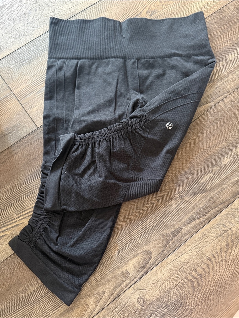 lululemon athletica Black Performance Capri Leggings